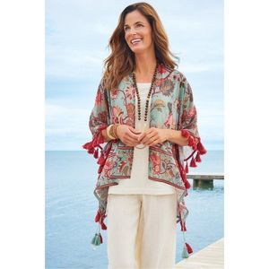 Soft Surroundings Esme Topper Cardigan Large XL